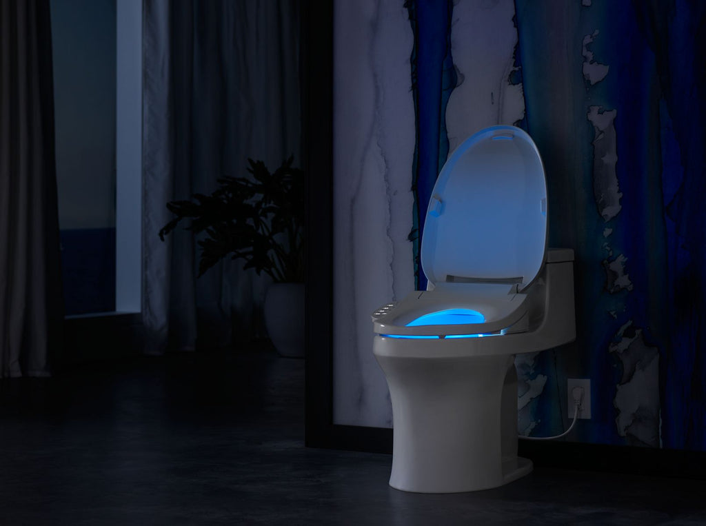 KOHLER K-8298-96 Purewash E590 Elongated Bidet Toilet Seat - Biscuit