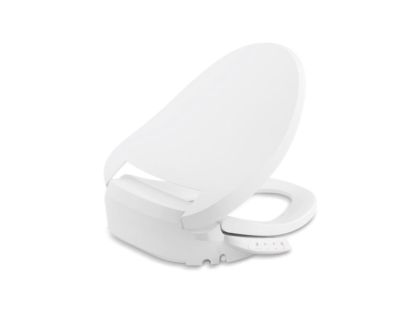 KOHLER K-18751-0 Purewash E525 Elongated Bidet Toilet Seat In White