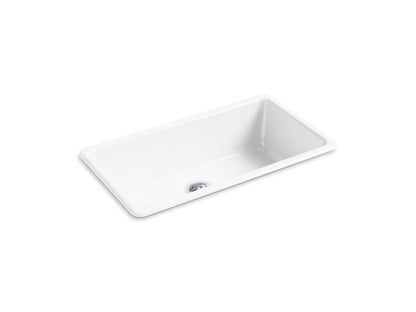 KOHLER K-5707-NY Iron/Tones 33" top-/undermount single-bowl kitchen sink - Dune
