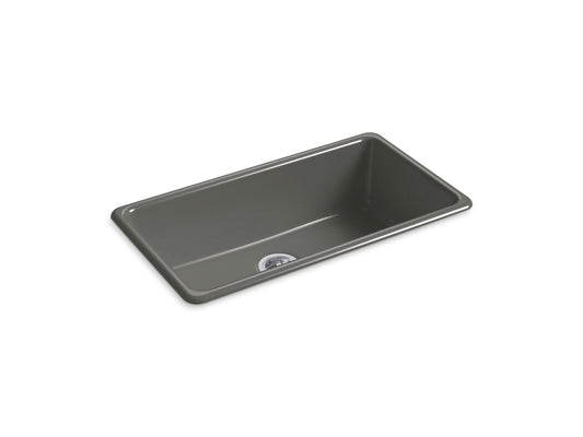 KOHLER K-5707-58 Iron/Tones 33" Top-/Undermount Single-Bowl Kitchen Sink In Thunder Grey