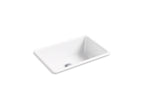 KOHLER K-5708-34 Iron/Tones 27" Top-/Undermount Single-Bowl Kitchen Sink - Fresh Green