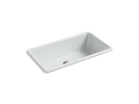 KOHLER K-5707-95 Iron/Tones 33" Top-/Undermount Single-Bowl Kitchen Sink In Ice Grey