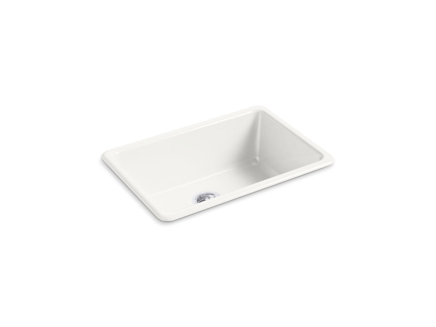 KOHLER K-5708-FF Iron/Tones 27" Top-/Undermount Single-Bowl Kitchen Sink In Sea Salt