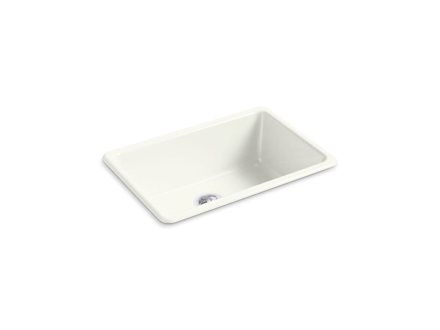 KOHLER K-5708-NY Iron/Tones 27" Top-/Undermount Single-Bowl Kitchen Sink In Dune