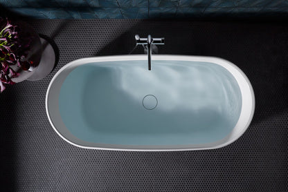 KOHLER K-8336-0 Ceric 65" x 31" freestanding bath - White