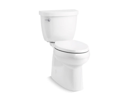 KOHLER K-5310-95 Cimarron Two-Piece Elongated Toilet With Skirted Trapway, 1.28 Gpf - Ice Grey