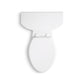 KOHLER K-5310-0 Cimarron Two-Piece Elongated Toilet With Skirted Trapway, 1.28 Gpf In White