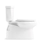 KOHLER K-5310-RA-0 Cimarron Two-Piece Elongated Toilet With Skirted Trapway, 1.28 Gpf In White