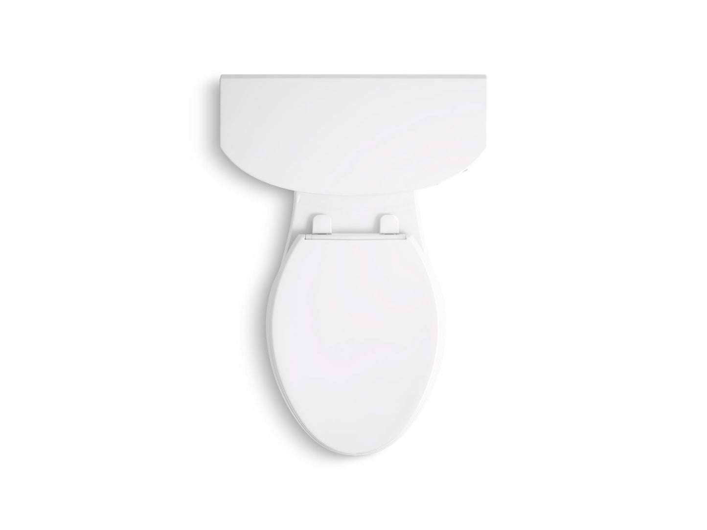 KOHLER K-5310-RA-0 Cimarron Two-Piece Elongated Toilet With Skirted Trapway, 1.28 Gpf In White