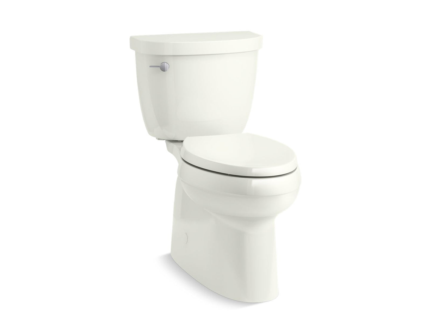 KOHLER K-5310-NY Cimarron Two-Piece Elongated Toilet With Skirted Trapway, 1.28 Gpf In Dune