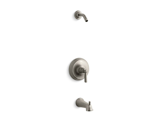 KOHLER K-TLS10582-4-BN Bancroft Rite-Temp Bath And Shower Trim Kit, Without Showerhead In Vibrant Brushed Nickel