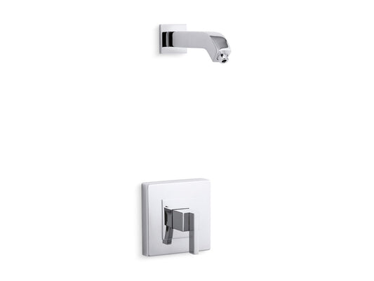 KOHLER K-TLS14670-4-CP Loure Rite-Temp shower trim kit, without showerhead - Polished Chrome