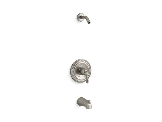 KOHLER K-TLS395-4S-BN Devonshire Rite-Temp Bath And Shower Trim Kit, Without Showerhead In Vibrant Brushed Nickel