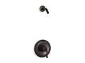 KOHLER K-TLS396-4-2BZ Devonshire Rite-Temp Shower Trim Kit, Without Showerhead In Oil-Rubbed Bronze