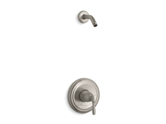 KOHLER K-TLS396-4-BN Devonshire Rite-Temp Shower Trim Kit, Without Showerhead In Vibrant Brushed Nickel