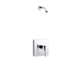 KOHLER K-TLS99764-4-CP Honesty Rite-Temp Shower Trim Kit, Without Showerhead - Polished Chrome