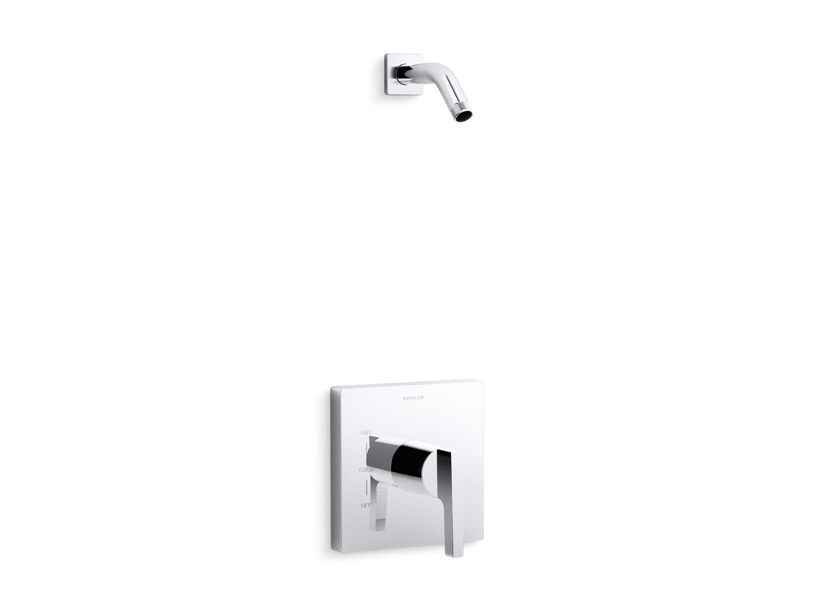 KOHLER K-TLS99764-4-2MB Honesty Rite-Temp Shower Trim Kit, Without Showerhead - Vibrant Brushed Moderne Brass