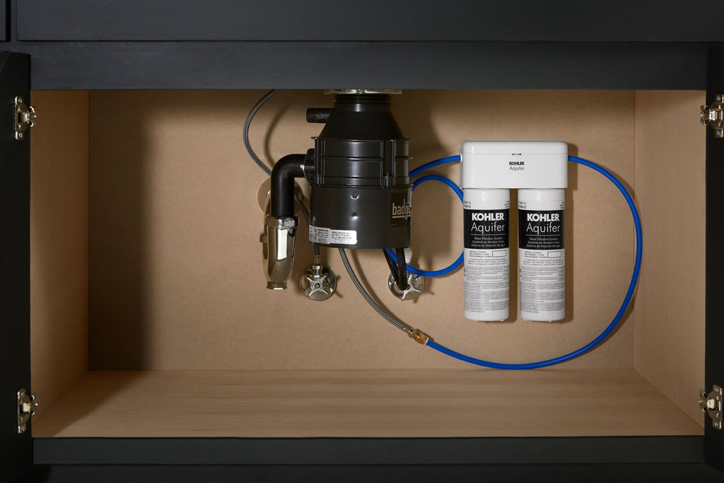 KOHLER K-77686-NA Aquifer Double-Cartridge Water Filtration System
