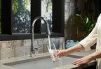 KOHLER K-22036-CP Simplice Touchless Pull-Down Kitchen Sink Faucet With Three-Function Sprayhead - Polished Chrome
