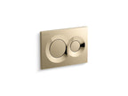 KOHLER K-75890-AF Lynk Flush Actuator Plate For 2"X 4" In-Wall Tank And Carrier System - Vibrant French Gold