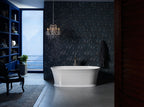 KOHLER K-8332-0 Memoirs 60" X 34" Freestanding Bath - White