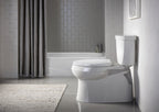 KOHLER K-5310-95 Cimarron Two-Piece Elongated Toilet With Skirted Trapway, 1.28 Gpf - Ice Grey