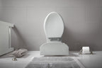 KOHLER K-5310-95 Cimarron Two-Piece Elongated Toilet With Skirted Trapway, 1.28 Gpf - Ice Grey