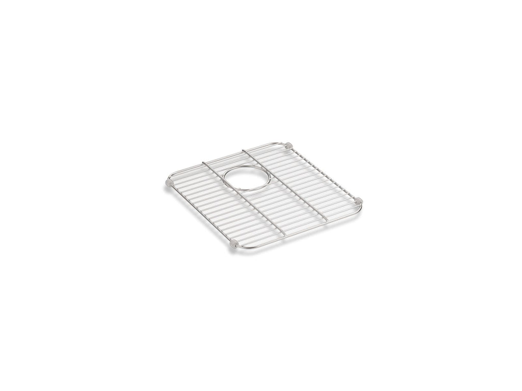 KOHLER K-8339-ST Iron/Tones Stainless Steel Sink Rack, 14-1/4" X 12-13/16" For Iron/Tones Smart Divide Kitchen Sink - Stainless Steel