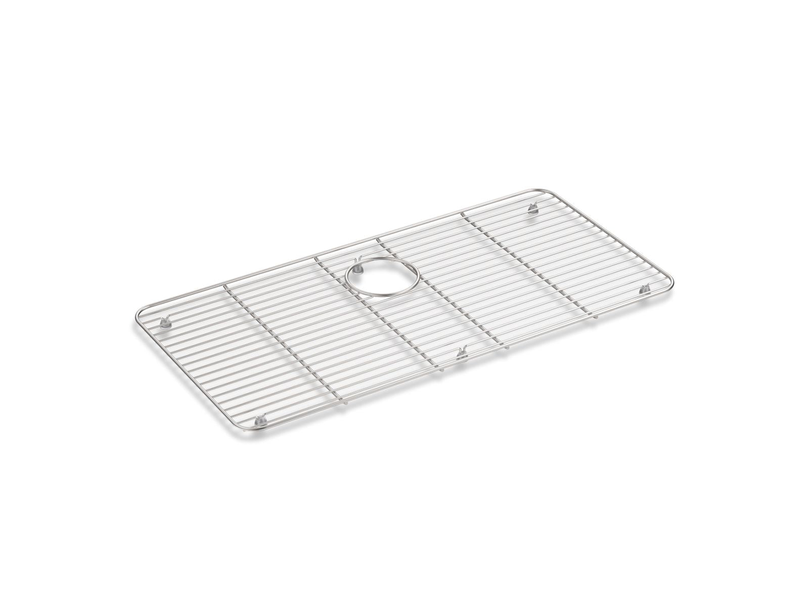 KOHLER K-8342-ST Iron/Tones Stainless Steel Sink Rack, 28-7/16" X 14-3/16" For Iron/Tones Kitchen Sink - Stainless Steel