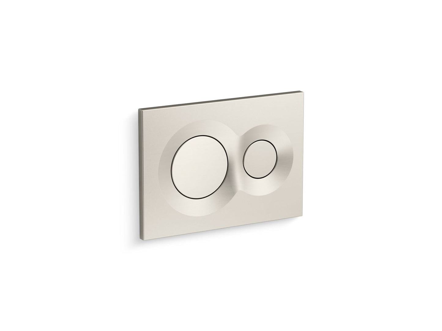 KOHLER K-75890-BN Lynk Flush Actuator Plate For 2"X 4" In-Wall Tank And Carrier System In Vibrant Brushed Nickel