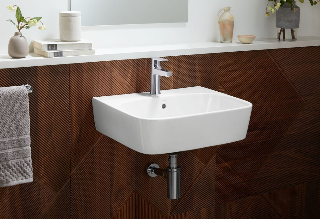 KOHLER K-77767-1-0 Modernlife 21-3/4" Rectangular Wall-Mount Bathroom Sink - White