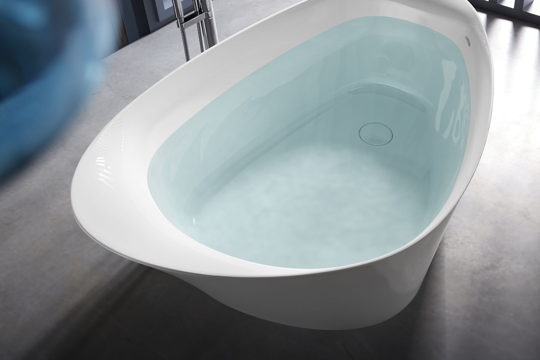 KOHLER K-8331-0 Veil 65-3/8" X 36-15/16” Freestanding Bath - White