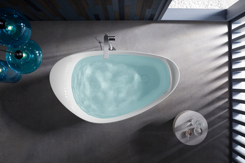 KOHLER K-8331-0 Veil 65-3/8" X 36-15/16” Freestanding Bath - White