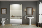 KOHLER K-20201-RA-0 Underscore 60" X 30" Alcove Bath, Right Drain - White