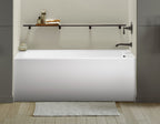 KOHLER K-20201-RA-0 Underscore 60" X 30" Alcove Bath, Right Drain - White