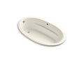 KOHLER K-1165-W1-96 Sunward 72" X 42" Drop-In Bath With Bask Heated Surface In Biscuit