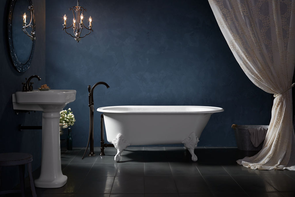KOHLER K-1103-0 Iron Works Historic Ball-And-Claw Feet - White