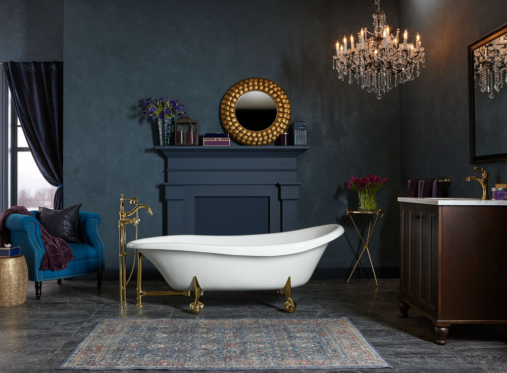 KOHLER K-100-0 Birthday Bath 72" X 37-1/2" Freestanding Bath - White