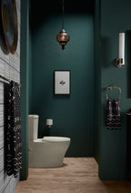 KOHLER K-6355-95 Persuade Curv Two-Piece Elongated Toilet With Skirted Trapway, Dual-Flush - Ice Grey