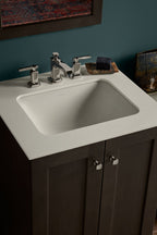 KOHLER K-20000-7 Caxton 20-1/2" Rectangular Undermount Bathroom Sink - Black Black