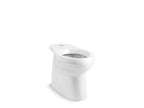 KOHLER K-5309-7 Cimarron Elongated Toilet Bowl With Skirted Trapway - Black Black