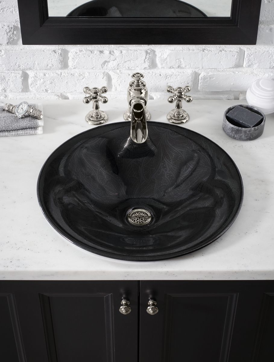 KOHLER K-72761-2MB Artifacts With Flume Design Bathroom Sink Faucet Spout With Flume Design, 1.2 Gpm - Vibrant Brushed Moderne Brass