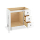 KOHLER K-99533-LGR-1WA Poplin 36" Bathroom Vanity Cabinet In Linen White