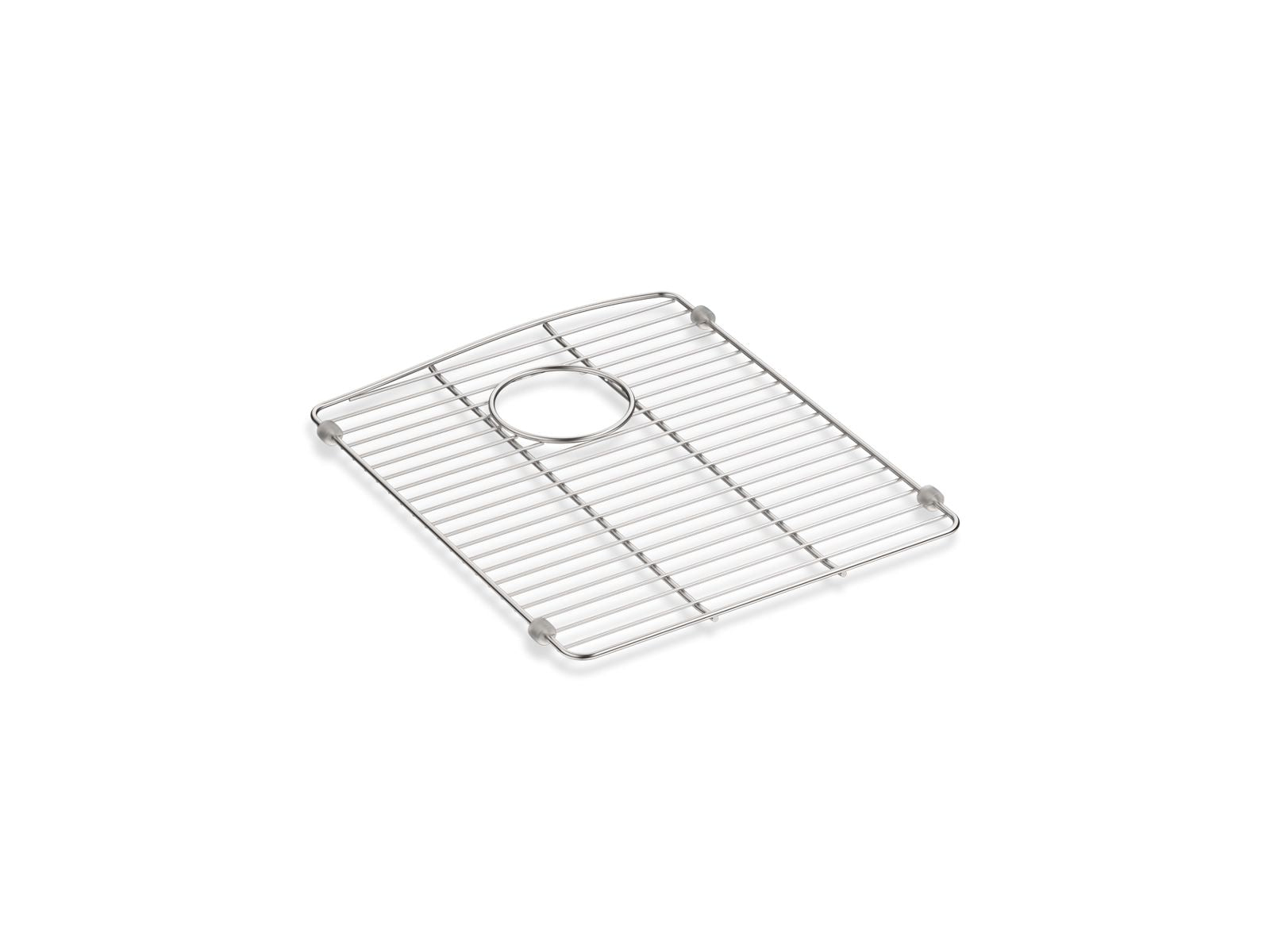 KOHLER K-5186-ST Kennon Stainless Steel Sink Rack, 13 5/8" X 16 1/2", For Right-Hand Bowl - Stainless Steel