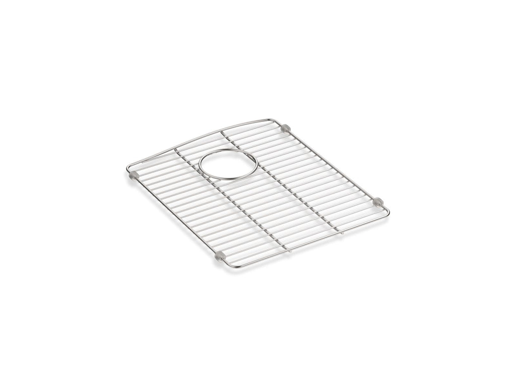 KOHLER K-5186-ST Kennon Stainless Steel Sink Rack, 13 5/8" X 16 1/2", For Right-Hand Bowl - Stainless Steel