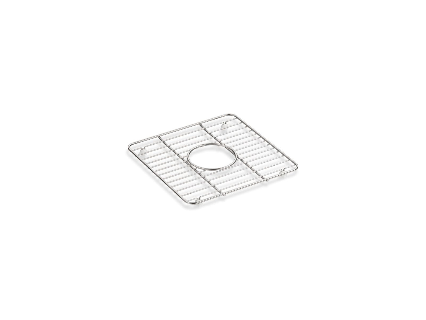 KOHLER K-5658-ST Cairn Stainless Steel Sink Rack, 11-3/16" X 11-3/16", For K-8223 In Stainless Steel