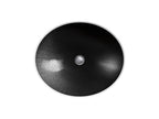 KOHLER K-14218-HD2-7 Sartorial Herringbone Caxton 19-1/4" Oval Undermount Bathroom Sink, No Overflow - Black Sartorial Herringbone