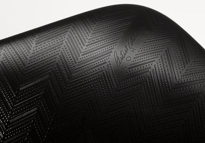 KOHLER K-29471-HD2-7 Sartorial Herringbone Caxton 20" rectangular undermount bathroom sink - Black Sartorial Herringbone