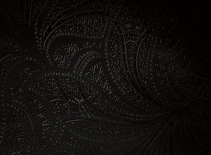 KOHLER K-29471-FP2-7 Sartorial Paisley Caxton 20" rectangular undermount bathroom sink - Black Sartorial Paisley