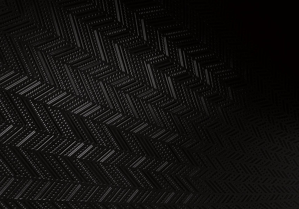 KOHLER K-29471-HD2-7 Sartorial Herringbone Caxton 20" Rectangular Undermount Bathroom Sink - Black Sartorial Herringbone